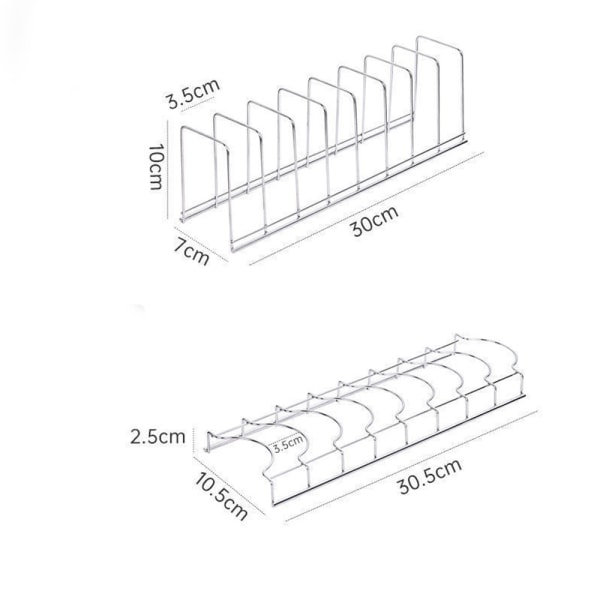 Oppbevaringsstativ for oppbevaring av tallerkener Plate Rack