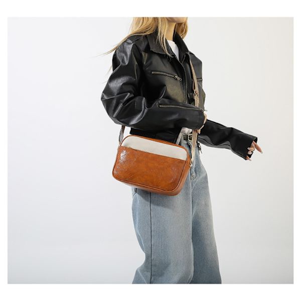 Axelväska Messenger Bag BRUN BRUNN Brown