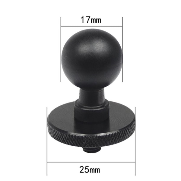 Pallonpään kiinnityssovitin 1/4" säädettävä ruuvi 3 3 3
