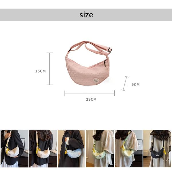 Dam Crossbody Väska Underarmsväskor SVART black