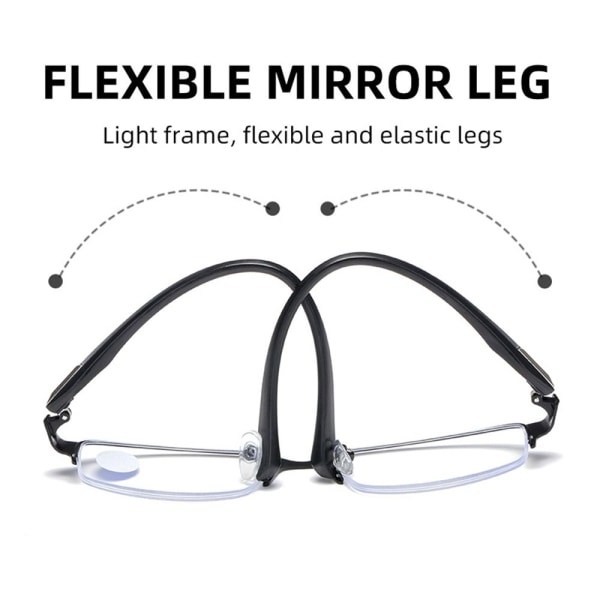 Business læsebriller Ultra Light Briller BLACK STRENGTH 400 Black Strength 400