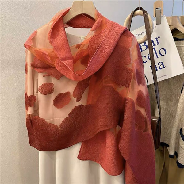 Silk Scarf Beach Shawl 2 2 2
