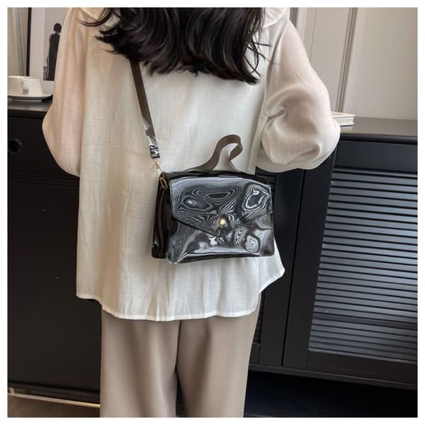 Skuldertaske Messenger Taske SORT Black