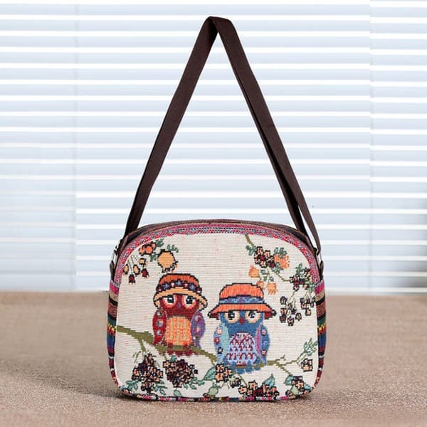 Canvas Håndtaske Broderi Taske 2 2 2