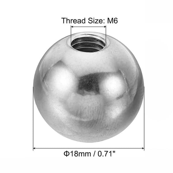 4 st M4/M6 Kulmutterknoppar Blindhålsskruvlock M6X18MM M6x18mm