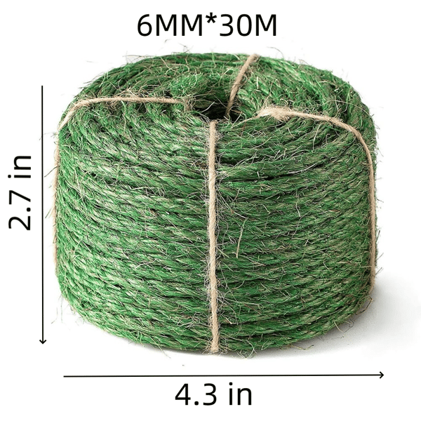 Katt Sisaltau 6 MM DIY Klorestativ