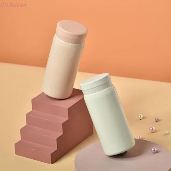 Vandflaske i rustfrit stål Slank isoleret termisk vand pink 280ml-280ml