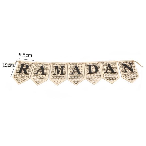 Eid Mubarak Vedhæng Ramadan Dekoration SORT