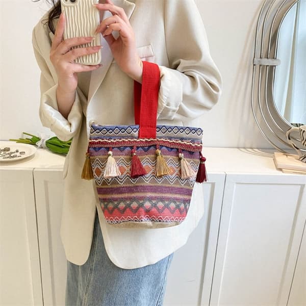 Rød Håndtaske Shopper Red