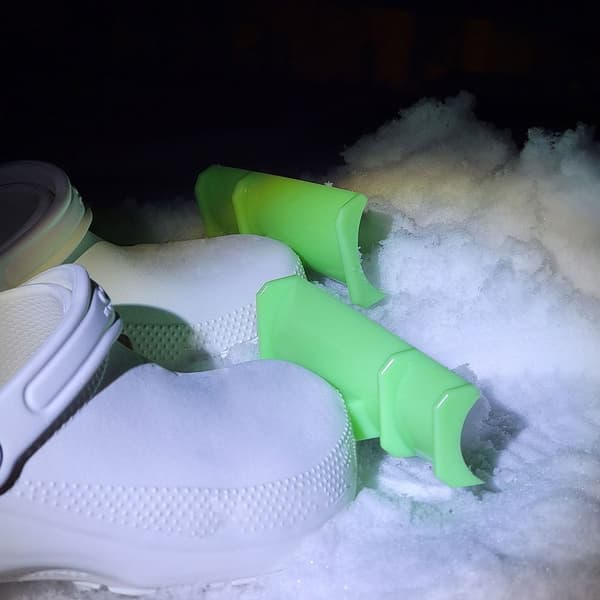 Croc Charm-tilbehør Snøplog LYSENDE LYSENDE Luminous