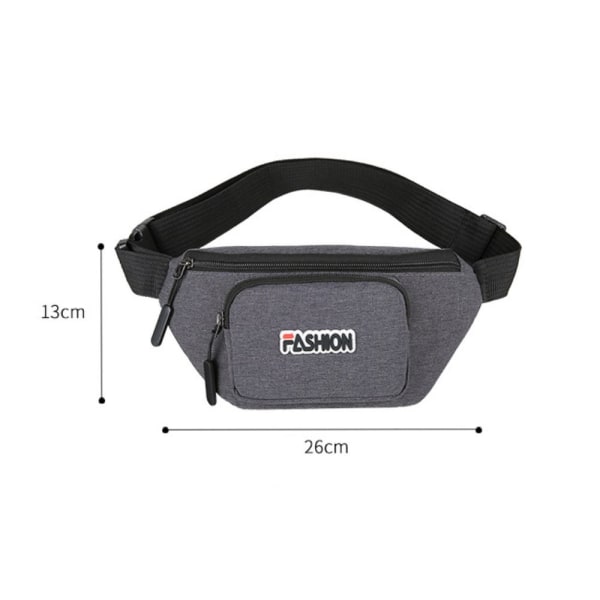 Midjeveske Fanny Pack SVART Black