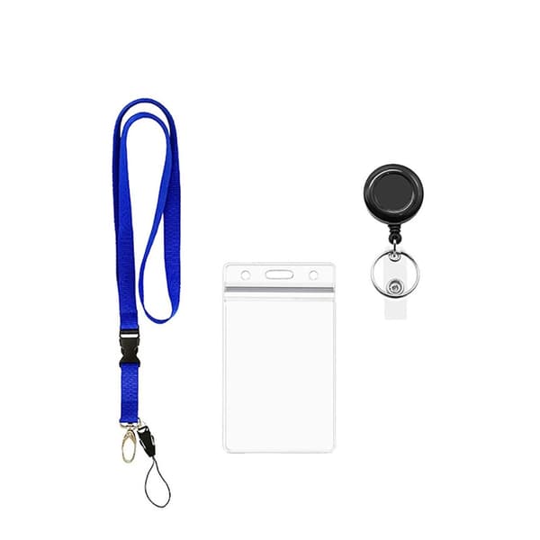 ID Badge Reels Badge Holder SORT black
