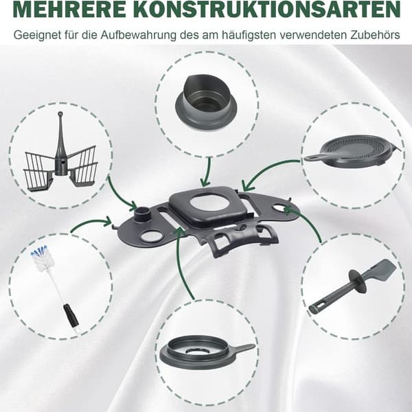 Køkkenredskabsopbevaringsstativ og -holder