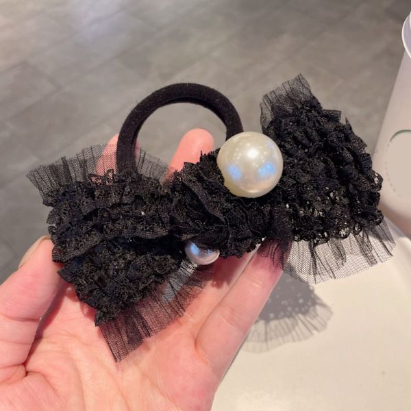 Hårbånd Gummibånd SORT black