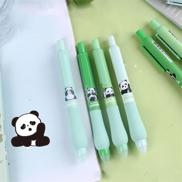 4 STK/Eske Erasable Pen Gel Pen 01-SORT BLEKK 01-SORT BLEKK 01-Black Ink