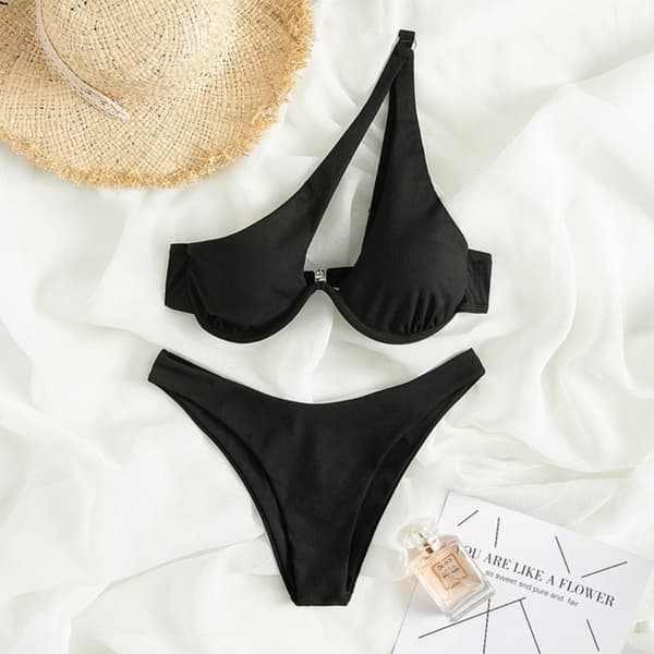 Bikini Badedragt Todelt Bikini BLÅ-L BLÅ-L Blue-L