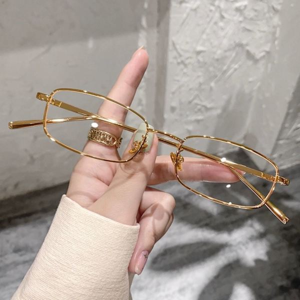 Small Square Frame lasit Anti Blue Light lasit GOLD gold