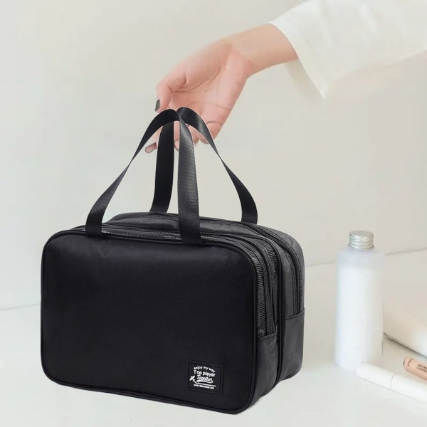 Badeoppbevaringsveske Toalettveske SORT Black