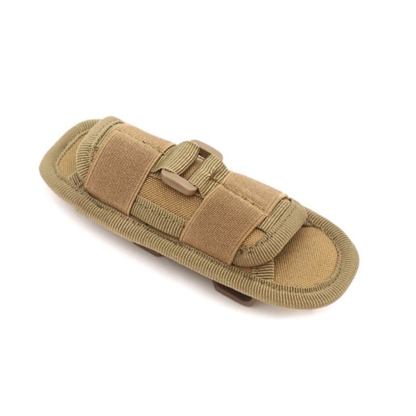 Molle Ficklampa Fodral Utomhus Ficklampa Cover KHAKI khaki