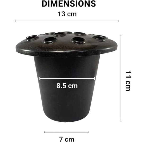 Gravblomkrukor Blomvas Blomhållare för gravsten