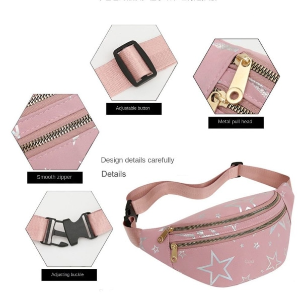 Udskrivning Fanny Pack Chest Pack PINK pink