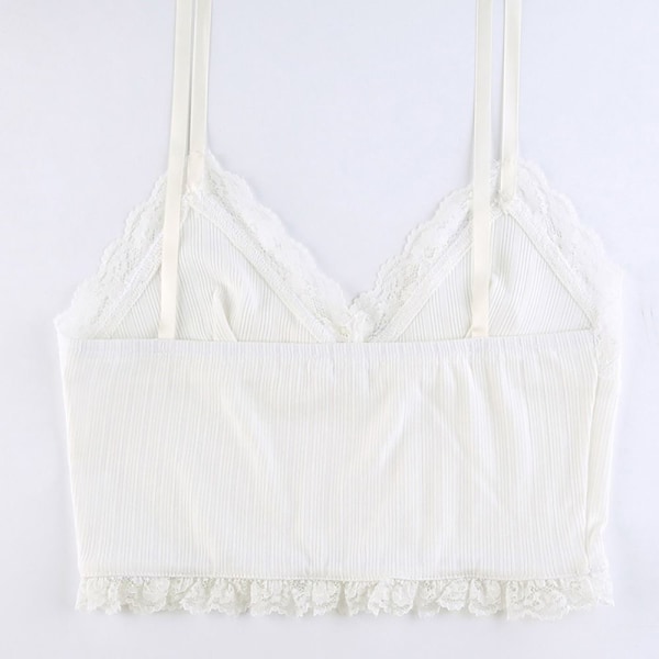 Crop Top Vest Top HVID S White S