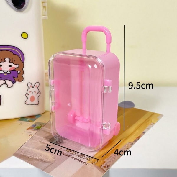 Mini Roller Matkalaukku Pieni Case PINK L pink L