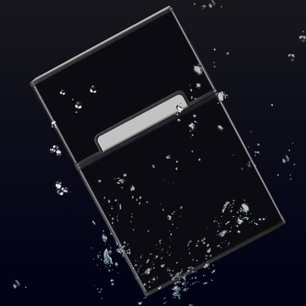 Metal Opbevaringsboks Opbevaringscontainer SORT Black
