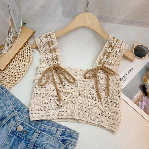 Tanktop Cropped Top HVID White