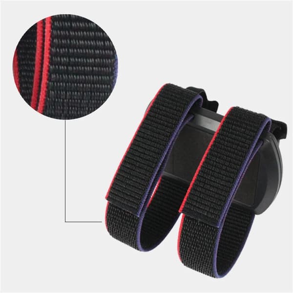 VR-hodesettstropp AR-briller tilbehør batteribånd Black&Red