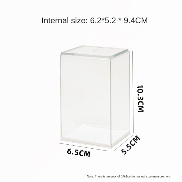 Förvaringslåda Doll Display Box VIT S white S