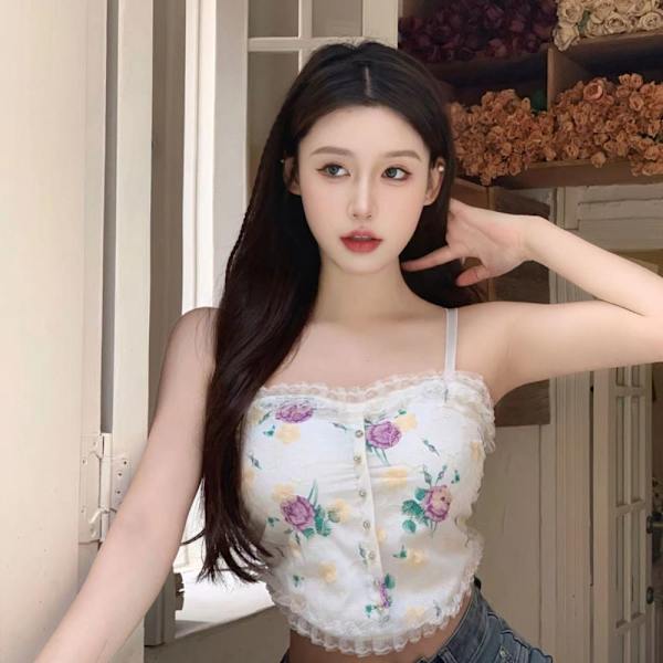 Naisten Camisole lyhyt liivi PURPURIA Purple