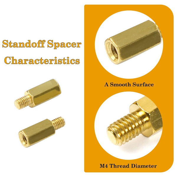 50 stk Hex Standoff Spacer Spacer Standoff Sekskantet Spacer 50pcs