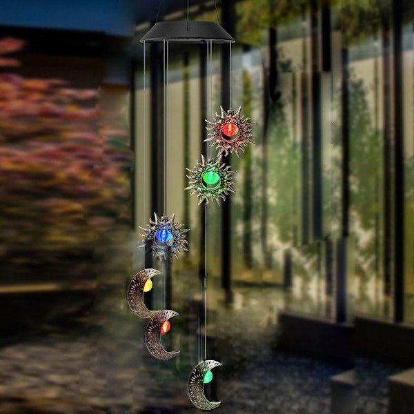 LED Vindklokker Feelysslyng EID Mubarak Lampe C-MULTICOLOR C-Multicolor