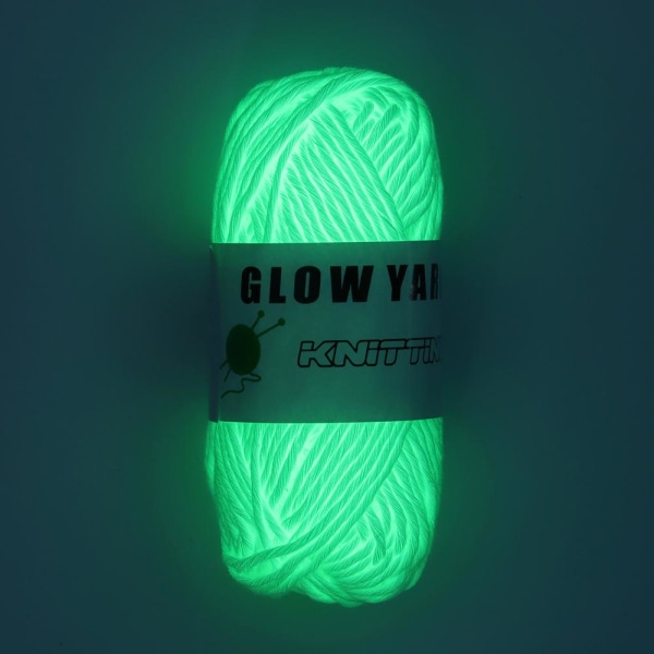 Luminous Chunky Yarn Glow in the Dark G001 G001