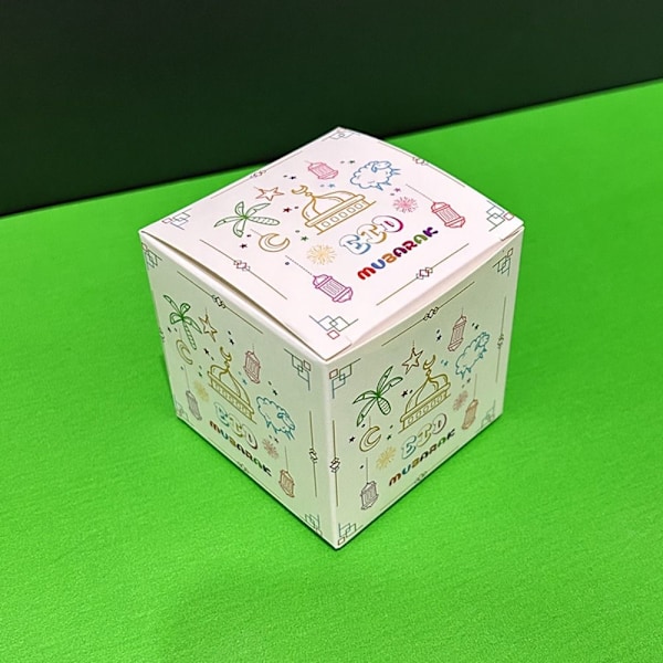 10 st Eid Mubarak Presentförpackningsaskar Godisask G G