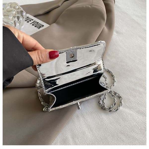 Crossbody-veske Håndveske SØLV Silver