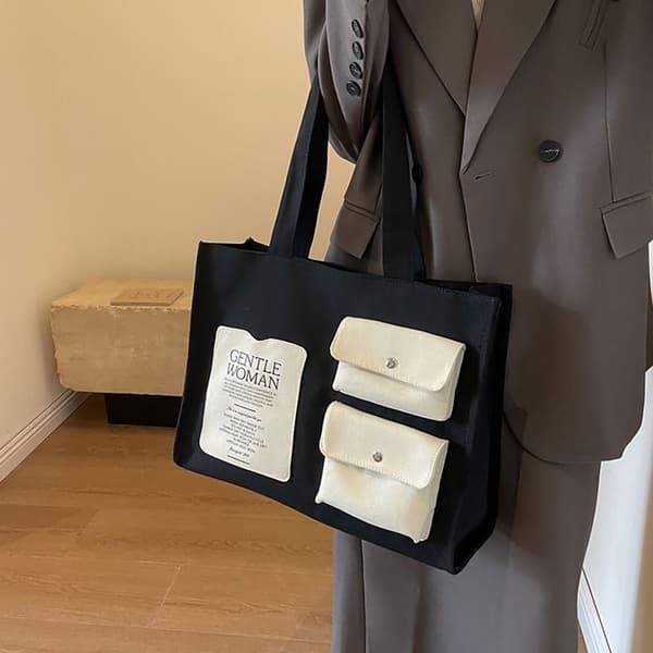 Skuldertasker Crossbody Tasker SORT&HVID BLACK&WHITE