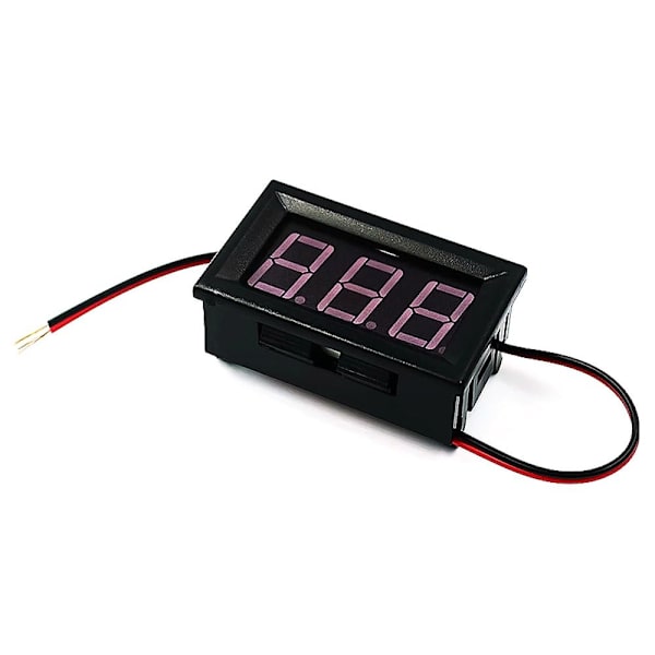 Digital Voltmeter Spänningsmätare Volt Instrument Verktyg RÖD Red