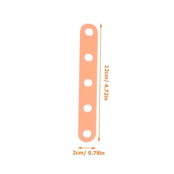 20 st Hårrullar Lockband Permanent Gummiband ORANGE Orange
