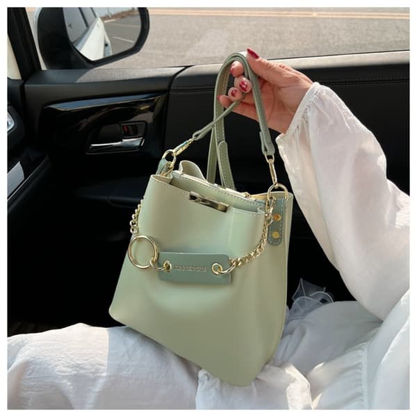 Dame Skuldervesker Bøtteveske BEIGE Beige