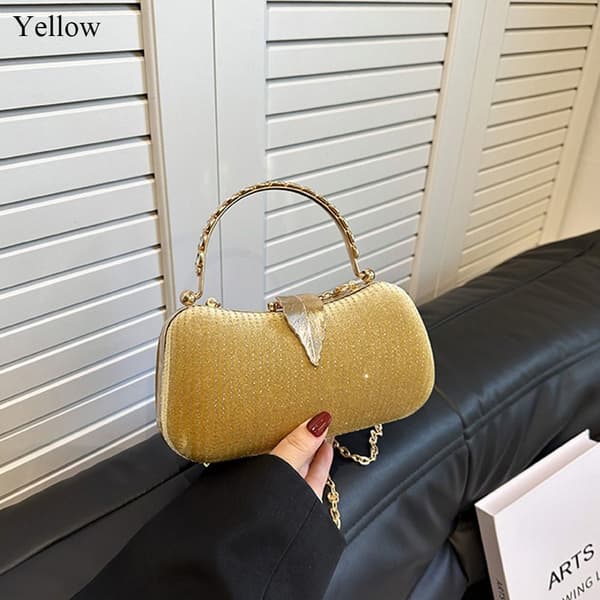 Kvällsväska Kedja Axelväskor GUL yellow