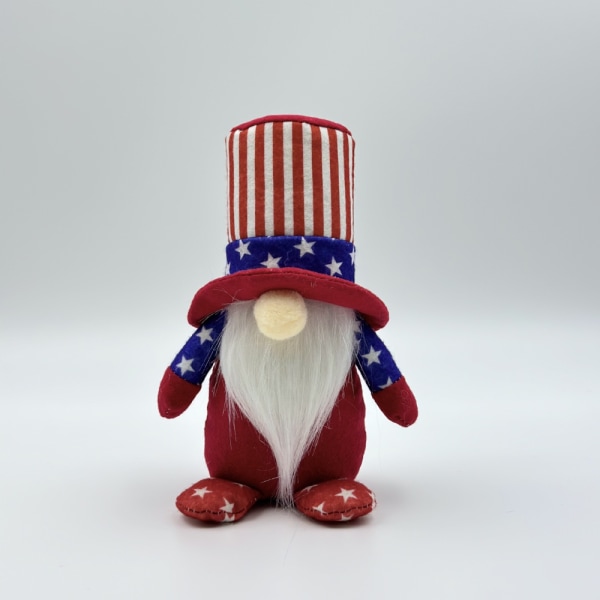 Ansiktslös dvärgdocka Rudolph docka RÖD Red