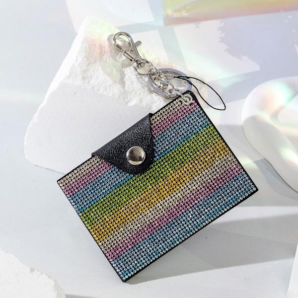 Rhinestone Wallet Short Wallet A A A