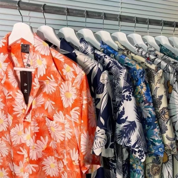 Hawaiian skjorte strand T-skjorte #4 L #4 L