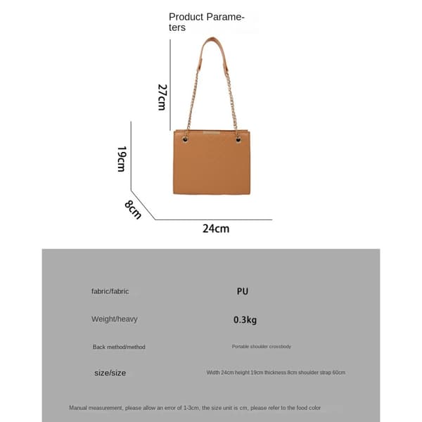 Axelväska Messenger Bag VIT White