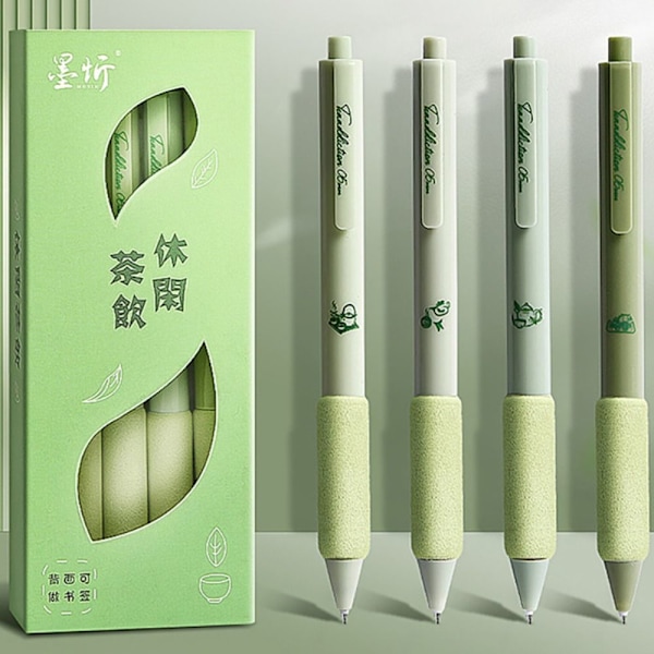 4STK/Sæt Gel Pen Neutral Pen KAFFE KAFFE Coffee