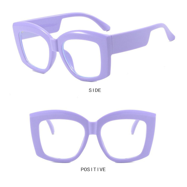 Anti-Blue Light Glasses Neliömäiset silmälasit ROSE RED Rose red