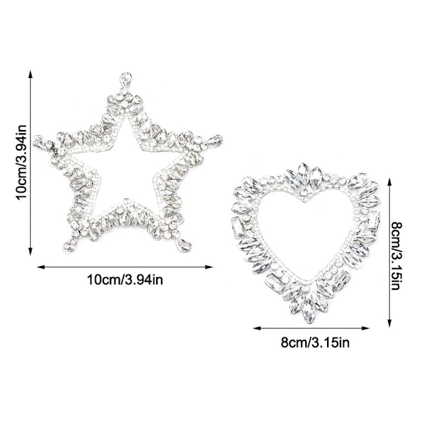 Beaded Patch Bag Tillbehör Patch STAR Star