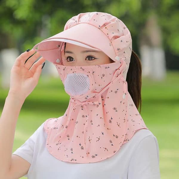 Solhatt Damehatter MØRK ROSA dark pink